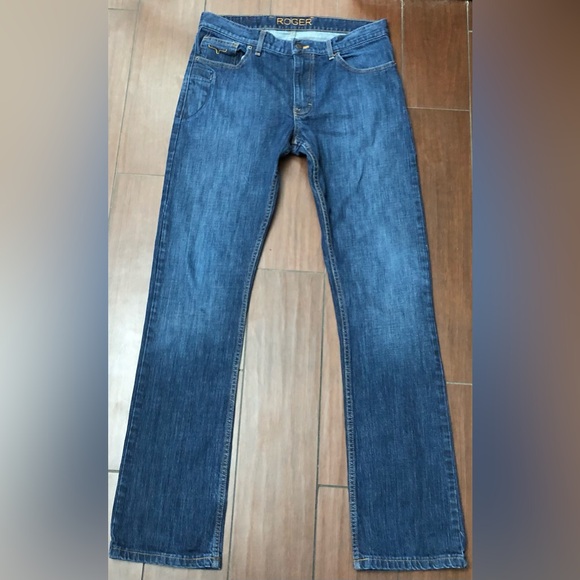 Kimes Ranch Dark Blue Denim Jeans - Picture 2 of 9